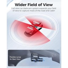 Azdome V600 1080P Araç Kamerası – Üç Kameralı,g Sensör,gece Görüş,geri Görüş Kameralı,su Geçirmez,yol Kayıt