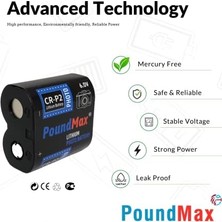 Poundmax Crp2 6V Lityum Pil Fotoğraf Makinesi Için (CR223,DL223)