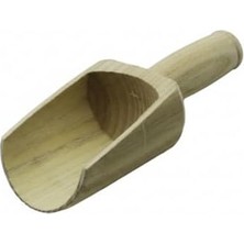 Bambu Baharat Küreği, Ahşap Mutfak Kaşığı, Büyük Boy, Doğal Bambu Malzeme