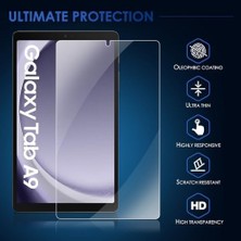 Katumo 2 Adet Tam Ekran Koruyucu Folyo  Galaxy Tab A9 8,7 Inç 2023 Için Ekran Koruyucu 9h Sertlik Çizilmez Kabarcıksız Folyo Cam  SM-X110/X115/X117 Için