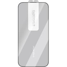 iPhone 16 Pro ile Uyumlu  0.25MM Hd 3D Temperli Cam Ekran Koruyucu Uygulama Aparatlı Şeffaf
