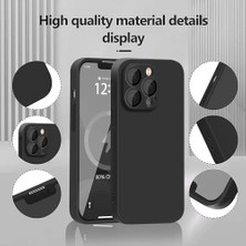 iPhone 14 Pro Max Uyumlu Kamera Korumalı Silikon Kılıf - Soft ve Pürüzsüz Dış Yüzey, Ultra Ince, Esnek Arka Kapak - Siyah