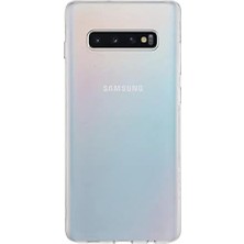 Galaxy S10 Plus Uyumlu ile Uyumlu Kapak 1mm Şeffaf Silikon Kılıf