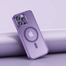 PC-5354 Iphone 15 Uyumlu Magsafe Kilif, Mor