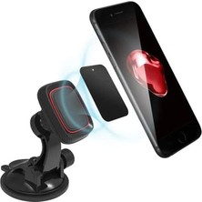 Privity Serisi Mıknatıslı Araç Içi Telefon Tutucu Vantuzlu Magnet 360 Derece Telefon Tutucu Gmm