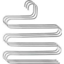 5 Katlı Metal Pantolon ve Eşarp Askısı - 3 Adet