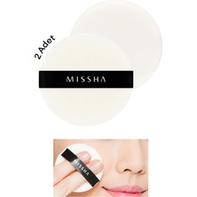 Missha Compressed Flocking Puff (Yuvarlak) 2ADET