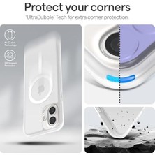 16 Plus ile Uyumlu Magsafe Kılıf Ultrasheer Mag Sararmaya Dayanıklı Hava Kanalı Teknolojisi™ Askeri Sınıf Koruma Clear Mat Kapak - ACS08249