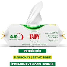 Çok Amaçlı Yüzey Temizlik Havlusu 100 Yaprak | Limon Yağlı | Beyaz Sirke & Karbonat | 48 Saat Temizlik Etkili | Iz Bırakmayan Formül