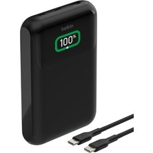 3 Portlu Dizüstü Powerbank, Usb-C ve Usb-A Portları, Hızlı Şarj Usb-C Güç Dağıtımı, Macbook, iPhone 17, 16 Serisi, iPad Pro, Galaxy S25 Vb. Için Taşınabilir Şarj Cihazı - Siyah