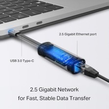 UE302C, USB Type-C Den 2.5 Gigabit Ethernet Adaptörü