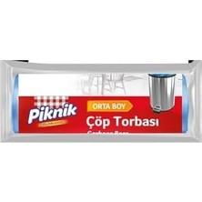 Çöp Torbası Ekonomik Orta 55X60 cm 15 Adet 2083