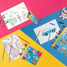 Paper Mate Çocuk Boya Kalemi Önceden Kesilmiş Renkli Kalemler, Renk Çeşitliliği, 24 Kalem