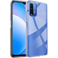 ile Uyumlu Şeffaf Clear Silikon Yüksek Kalite Darbeye Dayanıklı Şık Telefon Kılıfı (Xiaomi Redmi 9t / Poco M3)