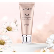 3 In 1 Glowing Skin Tinted Moisturizer 50 Spf Işıltılı Aydınlatıcı Krem