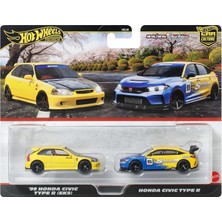 1:64 Ölçekli Araçlardan Oluşan Premium Car Culture 2'li Paket, Benzersiz Çiftler, Real Riders Tekerlekler, Metal/metal Şasi, Koleksiyonculara Uygun Hediye, JBL00