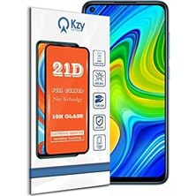 Xiaomi Redmi Note 9 ile Uyumlu Tam Kaplayan 21D Temperli Ekran Koruyucu Cam