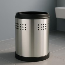A44048 Çöp Kovası, 3 L, Parlak Paslanmaz Çelik Kaplama