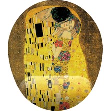Gustav Klimt Kiss Bilek Destekli Mouse Pad