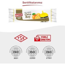 Mandarin Kokulu Orta Boy Çöp Poşeti 15'li 55X60 Cm, Sızdırmaz ve Yırtılmaz, Kötü Koku Karşıtı Kokulu Orta Boy Çöp Torbası, Geri Dönüştürülebilir Atık Torbası, Güçlü ve Dayanıklı Çöp Poşeti