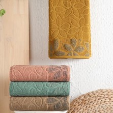 Home Dolce Jakarlı Havlu 70X140-HARDAL