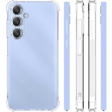 Galaxy S25 Fe Ile Uyumlu ANTŞFF01 Şeffaf Telefon Kılıfı - Yumuşak Silikon Malzeme, Darbeye Dayanıklı, Ince Hafif Tasarım, Kolay Takıp Çıkarma