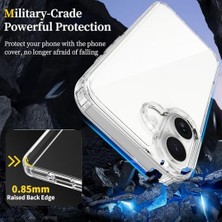 & Aksesuar iPhone 17 ile Uyumlu Şeffaf Silikon Kılıf Şok Emici Özellikli Full Kasa Koruma Sağlayan Şeffaf Kılıf