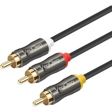 3 Rca To 3 Rca Ses ve Görüntü Kablosu 5 Metre