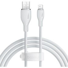Pudding Hızlı Şarj Özellikli Lightning Kablo 2.4A, 1.2 Metre, Beyaz