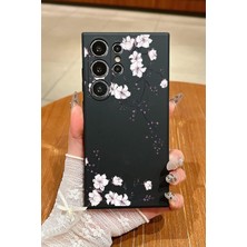 Galaxy S25 Ultra Ile Uyumlu Desenli Telefon Kılıfı PDNG01 Kapak Sakura