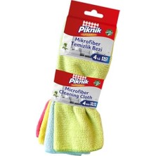Piknik Mikrofiber Temizlik Bezi 4'lü
