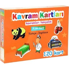 Kızılkaya Oyuncak KZL-145 Kavram KARTLARI-120 Kart