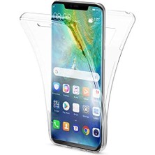 Mate 20 Pro Için Kılıf 6 Tarafı Tam Full Koruma 360 Clear Soft Şeffaf [mate 20 Pro ile Uyumlu Kılıf - Şeffaf]