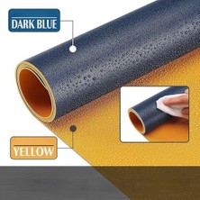 Masa Desk Mat 60X30 cm Çift Taraflı Deri Mouse Pad Kaymaz Suya Dayanıklı Rulo Yapılabilir Kompakt Masa Koruyucu Ofis Laptop ve Makyaj Masası Için 2mm Lacivert