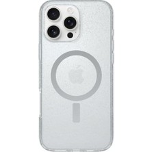 Serisi Şeffaf Magsafe Şeffaf Kılıf 16 Pro Max Uyumlu Darbeye ve Düşmeye Karşı Koruyucu Koruyucu Kılıf, Stardust