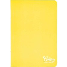 A5 60 Yaprak Kareli Defter, Sarı