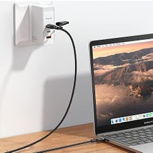CA-8800 100W 3in2 Pd Hızlı Data-Şarj Kablosu 6A 1.2m - Siyah