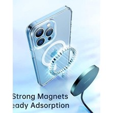 PC-1660 iPhone 13 Pro Magsafe Kılıf, Şeffaf Mat