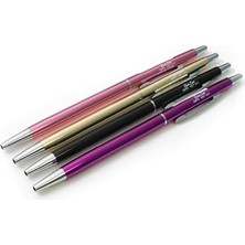 Ohto Slim Line Serisi Nbp-5b3 Metalik Mor Tükenmez Kalem 0.3