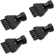 Orijinal Derz Fırçası Seti, 4 Fırçalı, Tüm  Sc Easyfix ve Deluxe Buharlı Temizleyiciler Için, Siyah