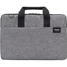 Mack Cityfit MCC-702 Laptop Çantası, Erkekler ve Kadınlar Için Profesyonel Bilgisayar Çantası, 13,3 Inç - 14.1 Inç Notebook Çantası, Evrak Çantası, Gri