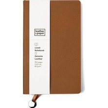 Leather & Paper LP1129 Defter, Taba, Çizgili