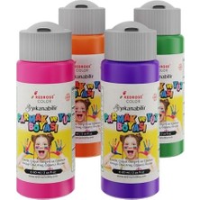 Ara Renkler Parmak Boyası 4'lü Set 4X60 ml