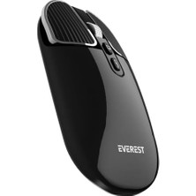SM-620 2in1 Bluetooth 2,4ghz Şarjlı Siyah Süper Sessiz Mobil-T