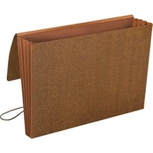 Smead Kapaklı ve Kordonlu Klasik Genişleyen Dosya Cüzdanı, 3-1/2" Genişletme, Yasal Boyut, Redrope, Kutu Başına 10 (71356)