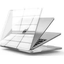 MacBook Pro M1 / M2 13'' ile Uyumlu Sert Polikarbonat Koruyucu Kılıf (A1706/A1708/A1989/A2159/A2251/A2289/A2338) (Super Şeffaf)
