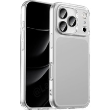 Apple ile Uyumlu iPhone 17 Pro Max Kılıf Zore Süper Silikon Kapak Şeffaf