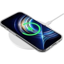 Magsafe ile Uyumlu Şeffaf, Kamera Çıkıntılı Korumalı Darbe Emici Kapak Kablosuz Wireless Şarj Destekli Silikon Telefon Kılıfı İPH.17PROMAX (17 Promax)