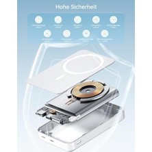 Kablosuz Power Bank, Manyetik Powerbank, Pd Usb-C Hızlı Şarj Batarya Paketi, iPhone 15/14/13/12 Plus/mini/pro/pro Max ile Uyumlu