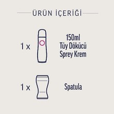 Professional Tüy Dökücü Sprey Krem Hassas Ciltler Için 150 ml